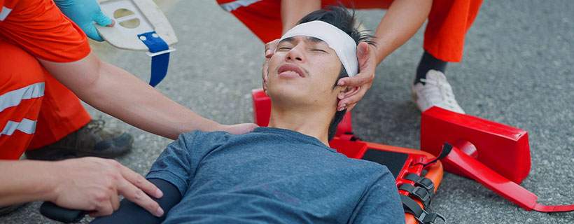 auto accident injury patient in need of concussion treatment in Dublin
