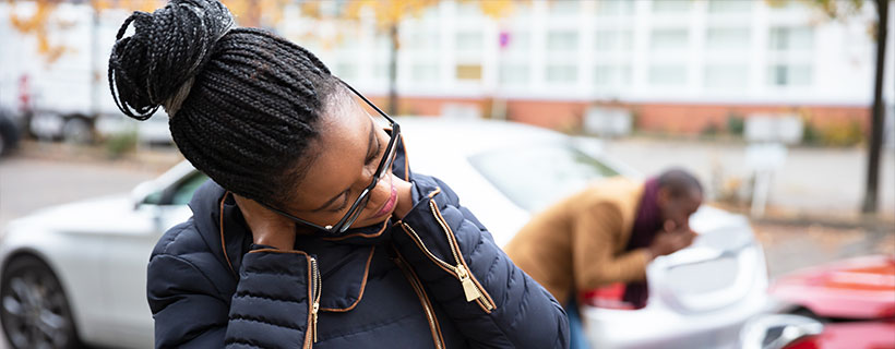 auto accident injury patient in need of pinched nerve treatment in Dublin