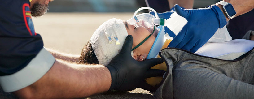 auto accident injury patient in need of traumatic brain injury treatment in Dublin